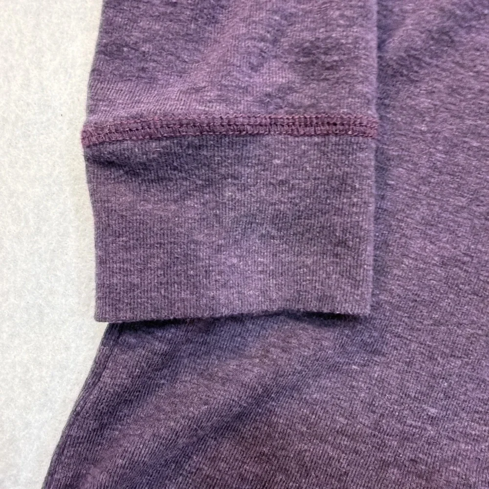 The North Face Mens XL California Heritage Purple LS Henley Shirt Button